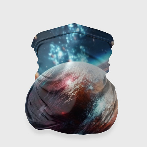 Бандана Яркая необычная планета / 3D-принт – фото 1