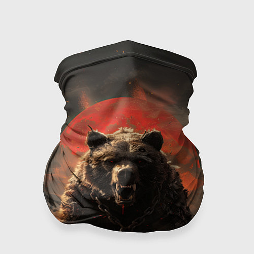 Бандана Russian angry bear / 3D-принт – фото 1