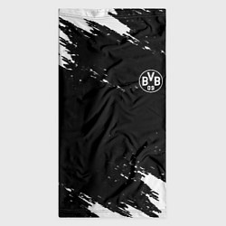 Бандана-труба Borussia краски чёрно белый, цвет: 3D-принт — фото 2