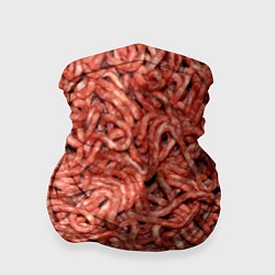 Бандана-труба Мясной фарш текстура, цвет: 3D-принт