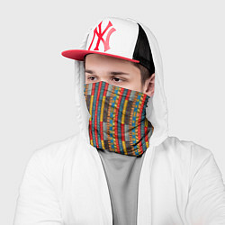 Бандана-труба Африканские полоски, цвет: 3D-принт — фото 2