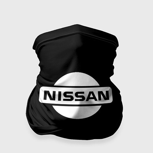 Бандана Nissan logo white / 3D-принт – фото 1