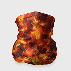 Бандана-труба Текстура элементаля огня, цвет: 3D-принт