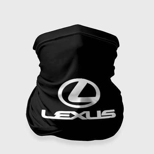 Бандана Lexus white logo / 3D-принт – фото 1