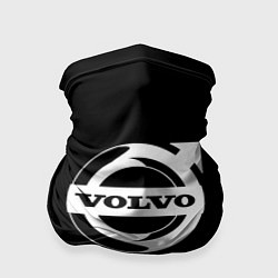 Бандана-труба Volvo white logo, цвет: 3D-принт