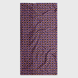 Бандана-труба Фиолетово-коричневые волнистые линии, цвет: 3D-принт — фото 2
