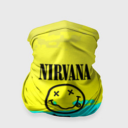 Бандана-труба Nirvana краски кислотные, цвет: 3D-принт