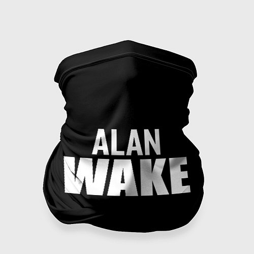 Бандана Alan Wake white logo / 3D-принт – фото 1
