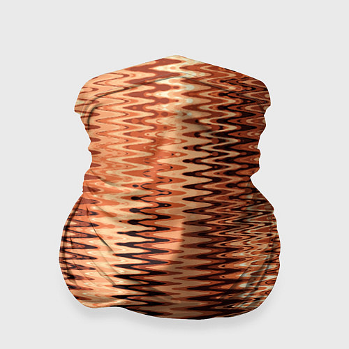 Бандана Коричневый абстрактные полосы / 3D-принт – фото 1