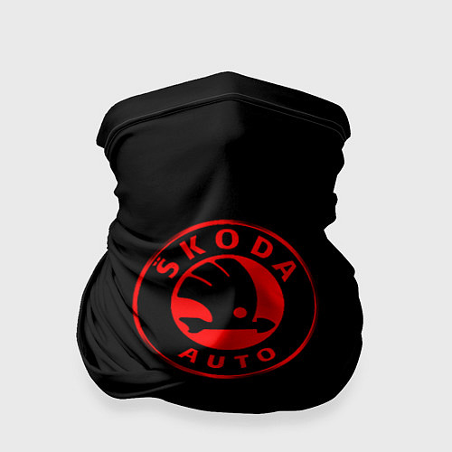 Бандана Skoda red logo / 3D-принт – фото 1