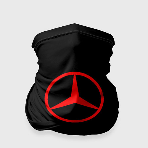 Бандана Mercedes logo red / 3D-принт – фото 1