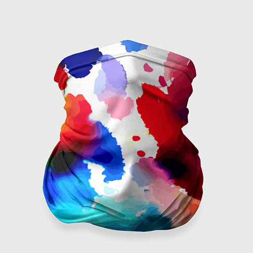 Бандана Абстрактная акварельная композиция / 3D-принт – фото 1