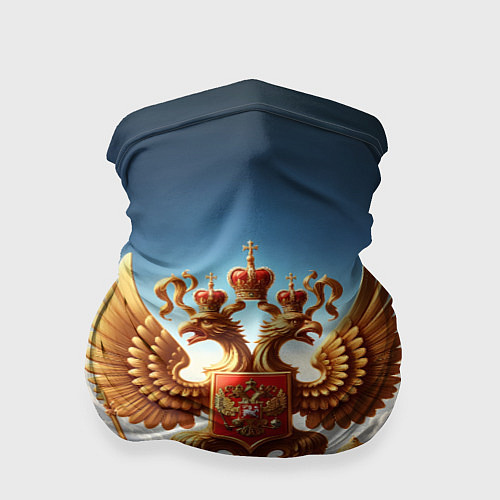 Бандана Герб России в облаках / 3D-принт – фото 1