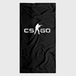 Бандана-труба Counter strike logo, цвет: 3D-принт — фото 2