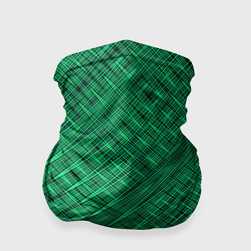 Бандана Насыщенный зелёный текстурированный / 3D-принт – фото 1