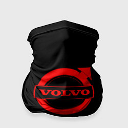 Бандана-труба Volvo red logo auto, цвет: 3D-принт