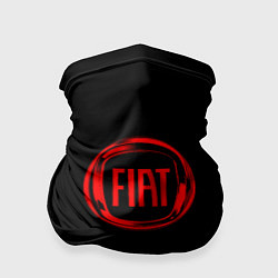 Бандана-труба FIAT logo red, цвет: 3D-принт
