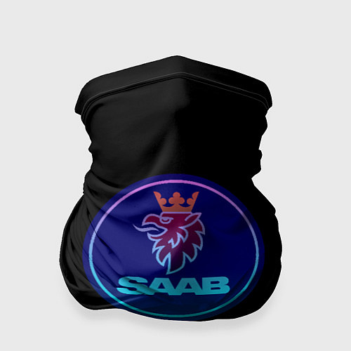 Бандана Saab logo neon / 3D-принт – фото 1