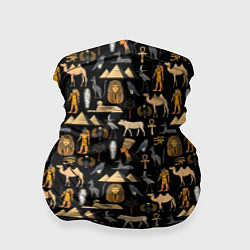 Бандана-труба Древний Египет - паттерн, цвет: 3D-принт