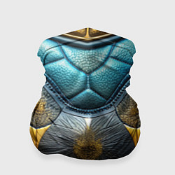 Бандана-труба Объемный футуристический текстурный костюм из кожи, цвет: 3D-принт
