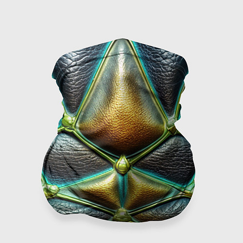 Бандана Объемная футуристичная объемная текстура из кожи / 3D-принт – фото 1
