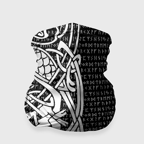 Бандана Защитный узор и руны / 3D-принт – фото 1