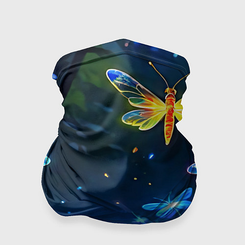 Бандана Сказочный лес - бабочки / 3D-принт – фото 1