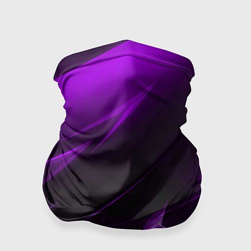 Бандана Фиолетовая объемная абстракция / 3D-принт – фото 1