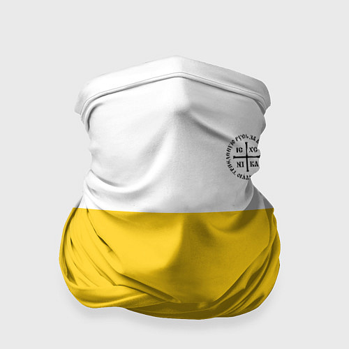 Бандана За веру царя и святую триединую Русь НИКА черная / 3D-принт – фото 1