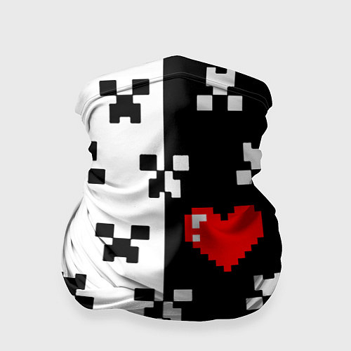 Бандана Minecraft pattern love / 3D-принт – фото 1