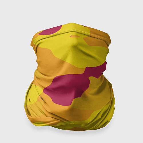Бандана Камуфляж золото текстура / 3D-принт – фото 1
