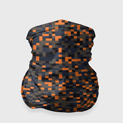 Бандана-труба Пиксели камуфляжная текстура, цвет: 3D-принт