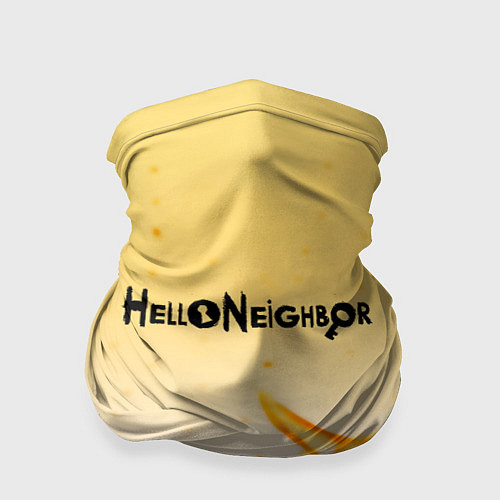 Бандана Hello Neighbor fire orange / 3D-принт – фото 1