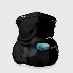Бандана-труба Among us storm black, цвет: 3D-принт