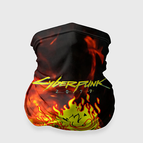 Бандана Samurai fire cyberpunk / 3D-принт – фото 1