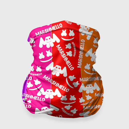 Бандана Marshmello rainbow / 3D-принт – фото 1