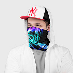Бандана-труба Неоновый дым текстура, цвет: 3D-принт — фото 2