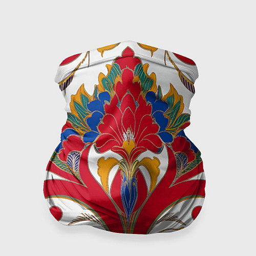 Бандана Яркий алый узор / 3D-принт – фото 1