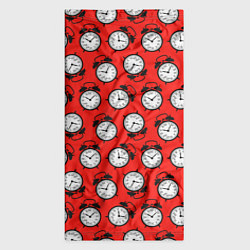 Бандана-труба Будильник паттерн, цвет: 3D-принт — фото 2