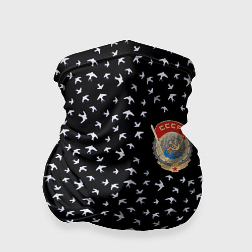 Бандана Герб РФ и ссср ласточки / 3D-принт – фото 1