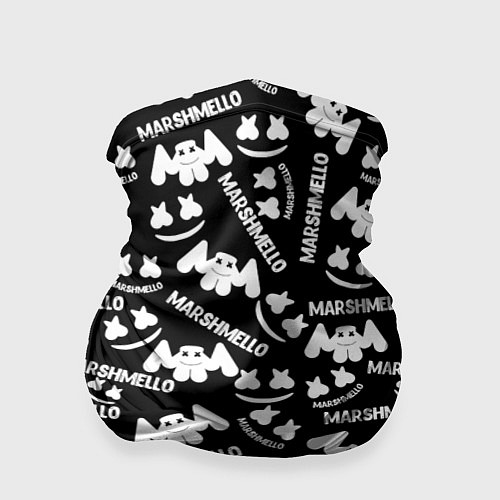 Бандана Marshmello pattern music / 3D-принт – фото 1