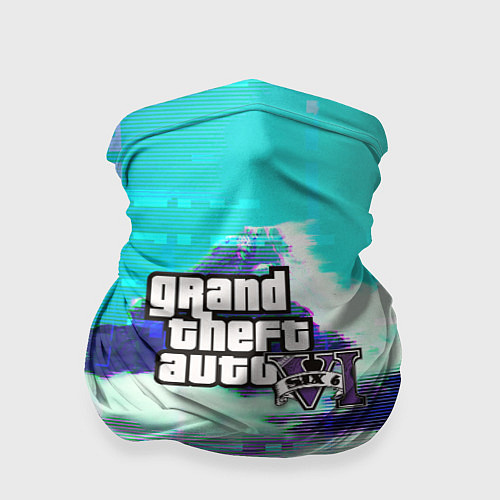 Бандана GTA6 glitch pattern / 3D-принт – фото 1