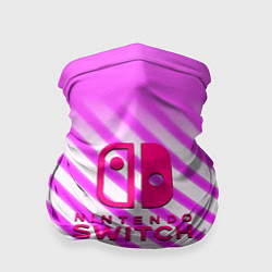 Бандана-труба Nintendo pink line, цвет: 3D-принт