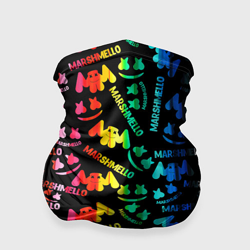 Бандана Marshmello neon color / 3D-принт – фото 1