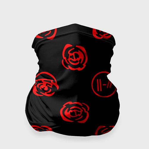 Бандана Twenty one pilots rose pattern / 3D-принт – фото 1