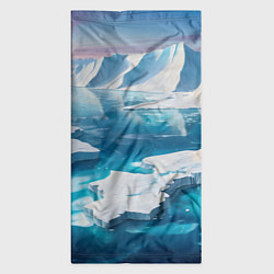 Бандана-труба Арктика льдины, цвет: 3D-принт — фото 2