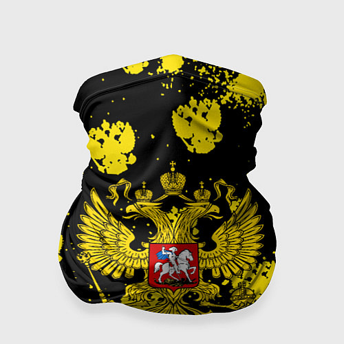 Бандана Жёлтые краски герб / 3D-принт – фото 1