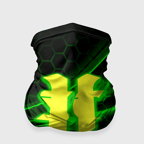 Бандана Starcraft 2 кислотные соты линии / 3D-принт – фото 1