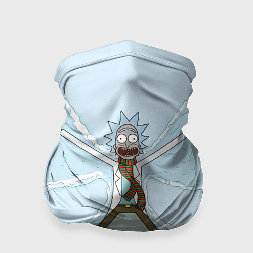 Бандана Рик и Морти снег - бабочка / 3D-принт – фото 1