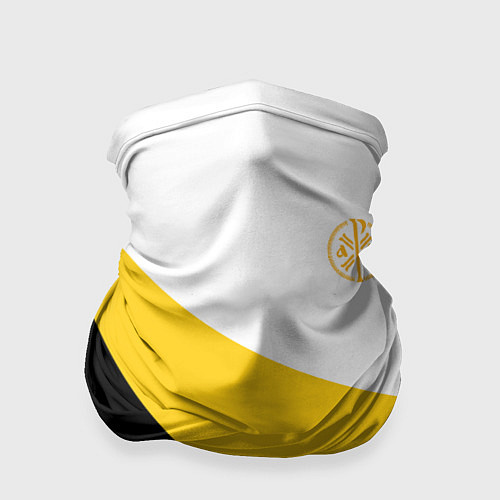 Бандана Мы русские с нами Бог малый желтый КЦК Николай II / 3D-принт – фото 1